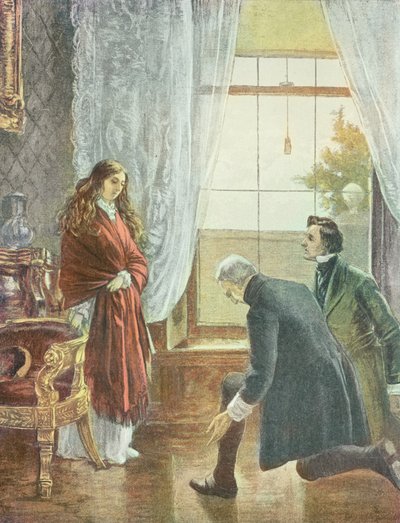 Princess Victoria Receiving the News of her Accession to the Throne, 21st June 1837 by English School